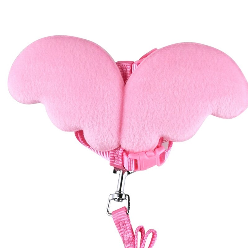 Angel Huisdier Hondenriemen En Halsbanden Set Puppy Leads Voor Kleine Honden Katten Wing Verstelbare Harnas Hond Huisdier accessoires