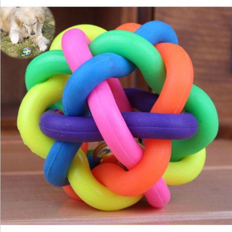 Pet Rope Ball Pet Puppy Dogs Rubber Ropes Chews Toy Ball Play Br... – Grandado