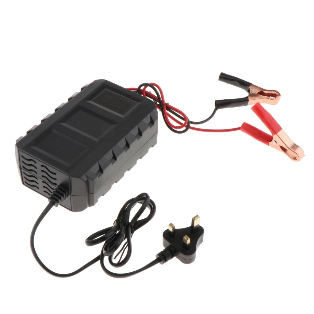 12V Pulse Repair Battery Charger for Car Motorcycle ATV Truck Lead Acid LCD