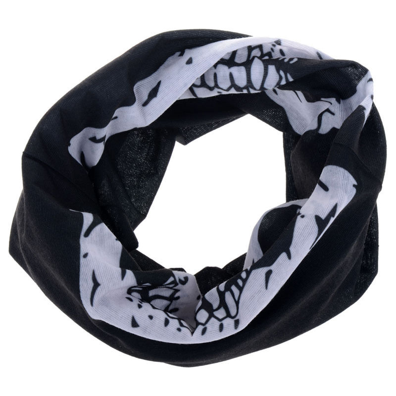 25*48cm Skull Bandana Neck Face Mask Headscarf Tubular Multifunctional Scarf Seamless Bandanas Turban Headband Unisex