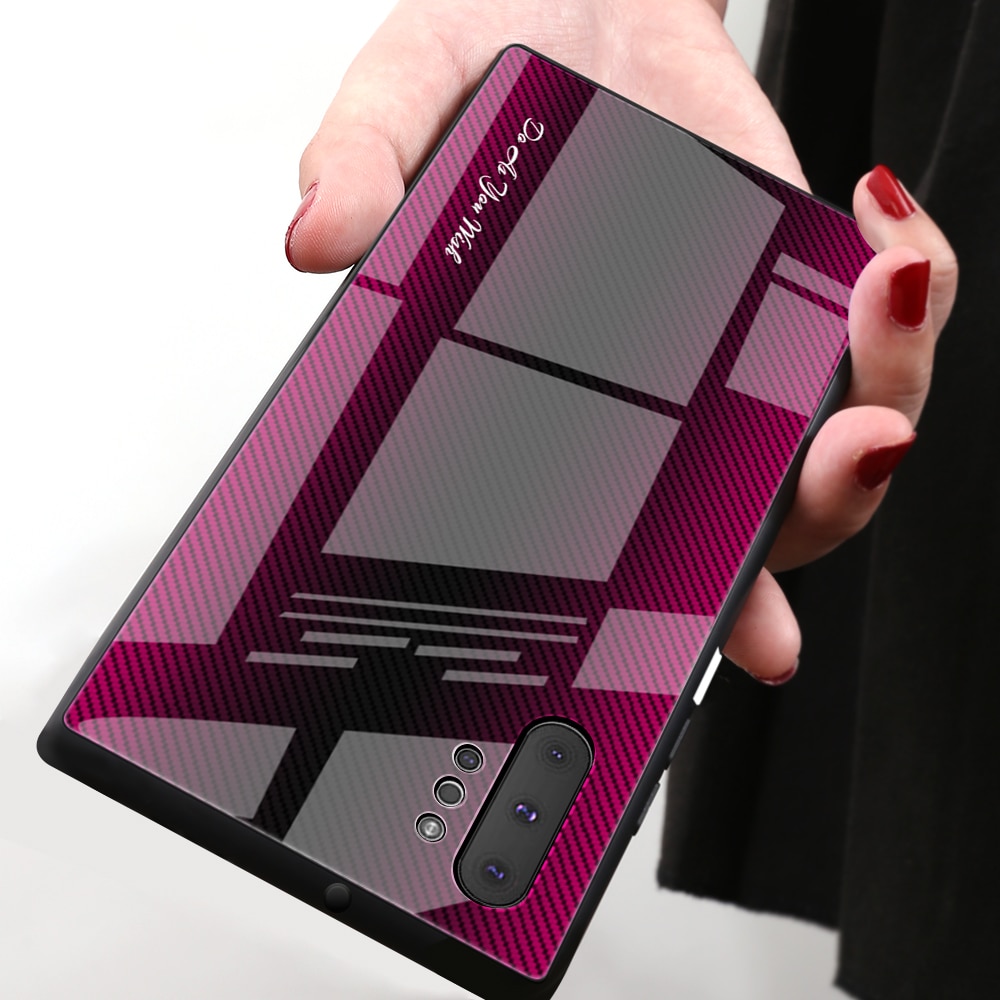 Voor Samsung Galaxy 10 Case Luxe Hard Gehard Glas Gradiënt Beschermende Cover Case Voor Samsung Note 10 Plus Note10 Pro