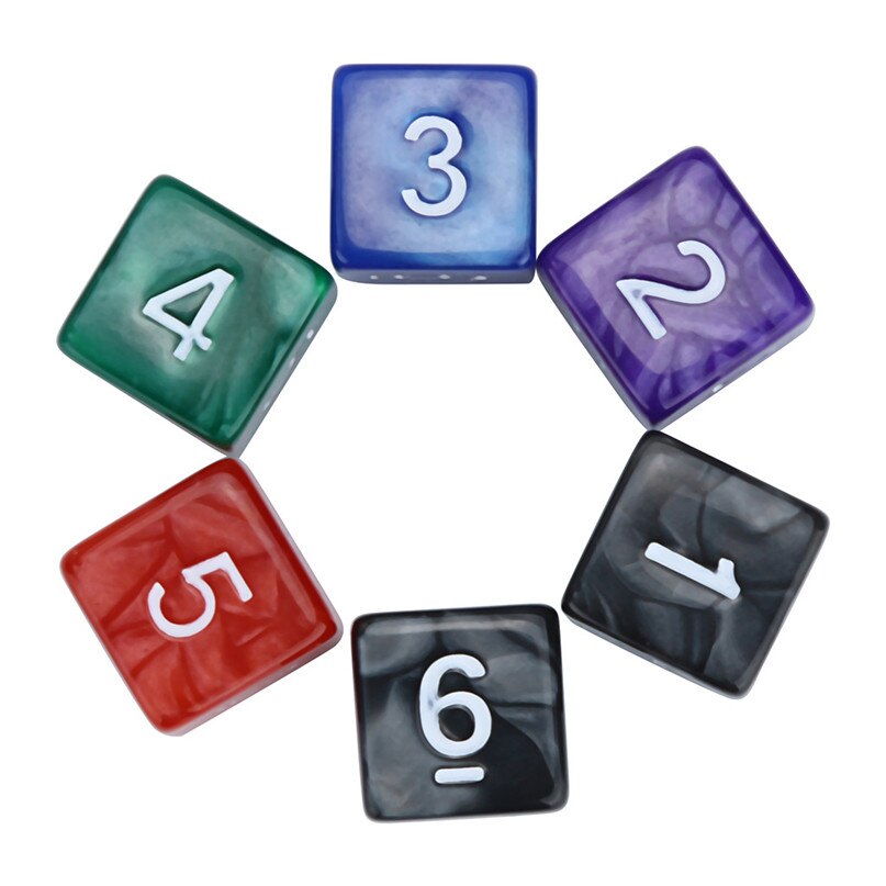 Digitale Dobbelstenen Voor TRPG Game Polyhedral D4-D20 Multi Zijdige Acryl Dobbelstenen EEN perfect cadeau 6/7/10pcs dobbelstenen #2h07