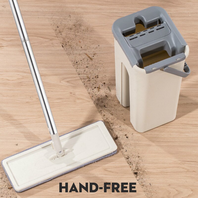 Mopa exprimible para lavar el suelo con cubo Wonderlife Store, limpieza, herramienta de limpiaparabrisas, ofrece rayos, práctico para el hogar