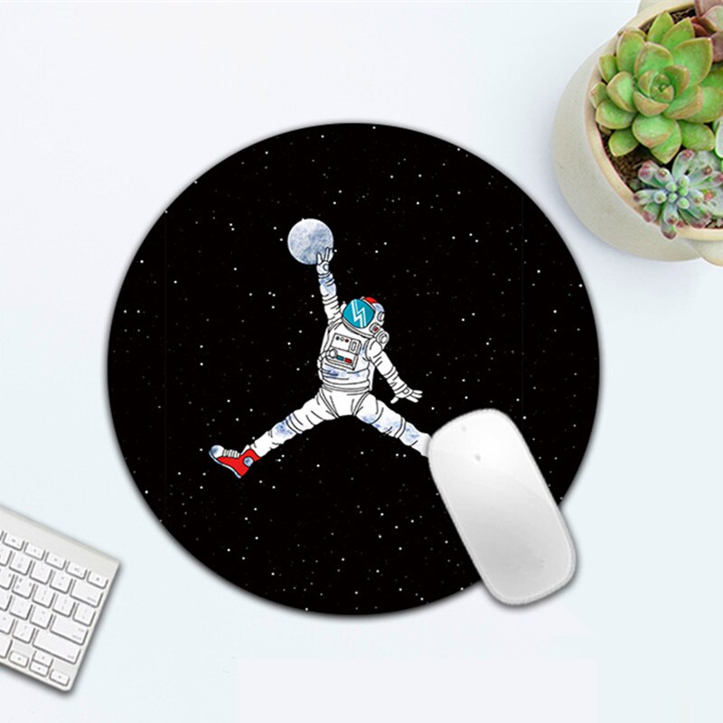 Kawaii Ronde Celestial Muismat Zachte Mat Voor Game Computer Cap Bureau Mat Pads Non-Slip Rubbe Pc Waterdicht kantoor Mousepad 20Cm