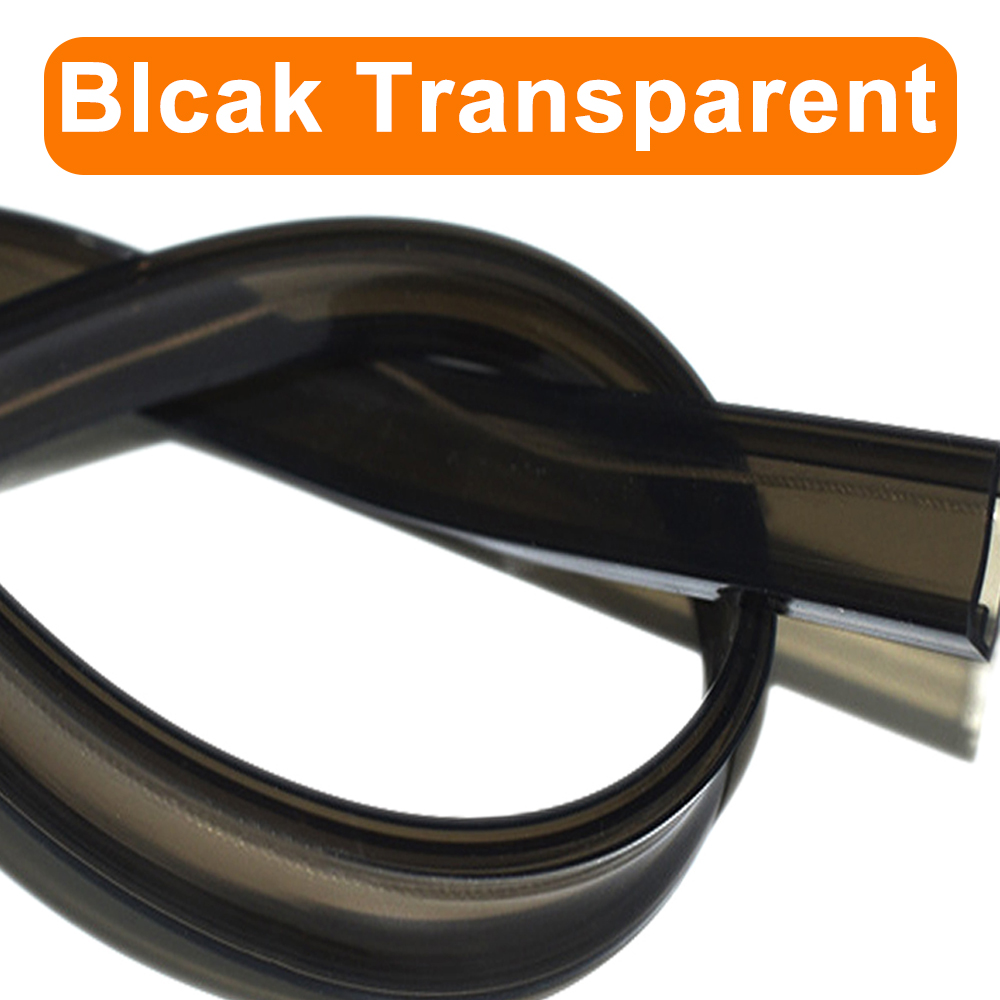 Tube LED en Silicone Transparent/blanc laiteux/noir, 8/10/12mm, housse de Protection Flexible et étanche pour bande lumineuse WS2812B WS2811: Émettant Color8 / 11-15W / 10m