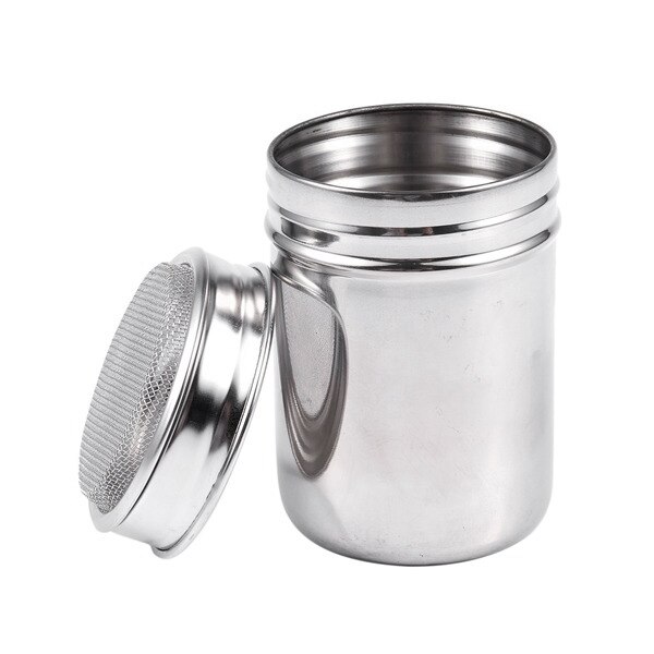 Stainless Steel Mesh Yarn Type Powder Drum Powder Spreader Salt Shaker Seasoning Jar