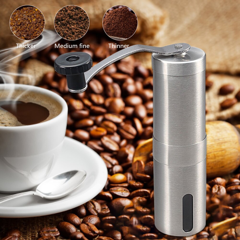 Mini Coffee Grinder Manual Portable grinders for Makeing Coffee Grinder Mill With Double Bearing Positioning Coffee Grindering