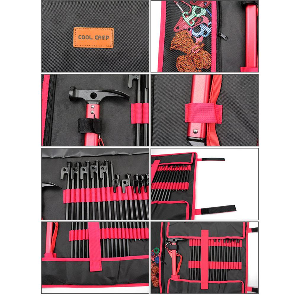 draussen Zelt Anbindung Hammer Tasche Camping Werkzeug Lagerung Tasche Camping Heringe NäGel Kordelzug Lagerung Beutel Abschluss Tasche Zubehör