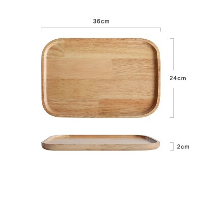 Japan te serveringsbricka trä eftermiddagssnacks tårta serveringsfat desserter ek mat arrangör café kinesiskt teservis tillbehör: 36 x 24cm