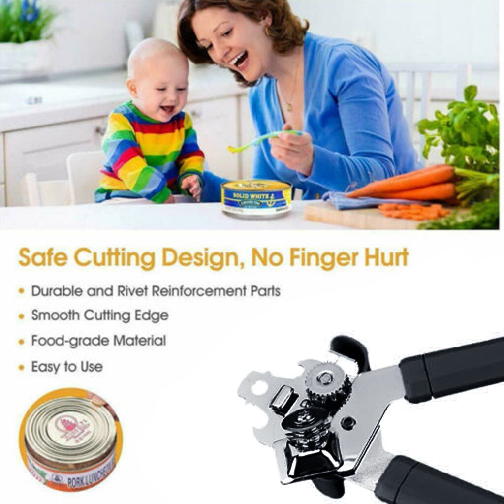 Portable Can Opener Stainless steel screw opener kitchen opener canning knife