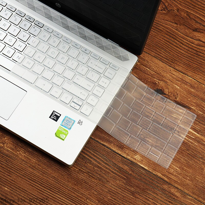 14" Silicone Laptop Keyboard Cover Skin Protector For HP Pavilion X360 14-DV Series 14-dv0003TX 14-dv0005TX 14-dv0006TX dv0010TX: Clear
