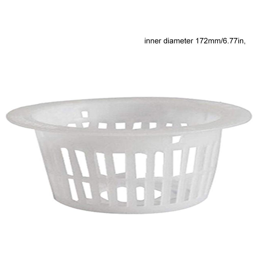 Macetas hidropónicas, cesta de plantación de plantas aeropónicas, macetas de germinación para vivero con maceta de malla hidropónica, esponjas: E