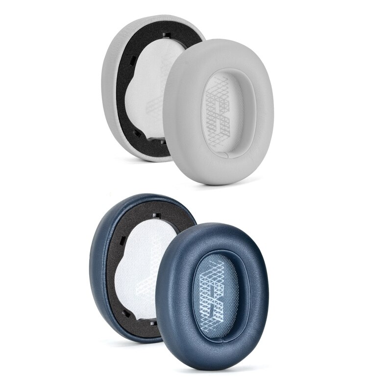 Lederen Kussen Oorkussen Voor Jbl E65BTNC Duet Nc LIVE650 Headset Oorbeschermers Memory Foam Cover Hoofdtelefoon Oorkussens