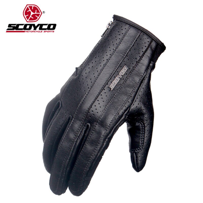 SCOYCO MC50 Motorcycle Gloves Motocross Riding Locomotive Retro Summer Breathable Touchscreen Motorbike Gloves Luvas Moto