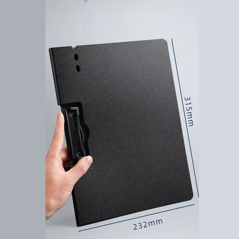 A4 File Document Folder Holder Organizer Strong Clamp Insert File Folder Plate Writing Board School Office Supply