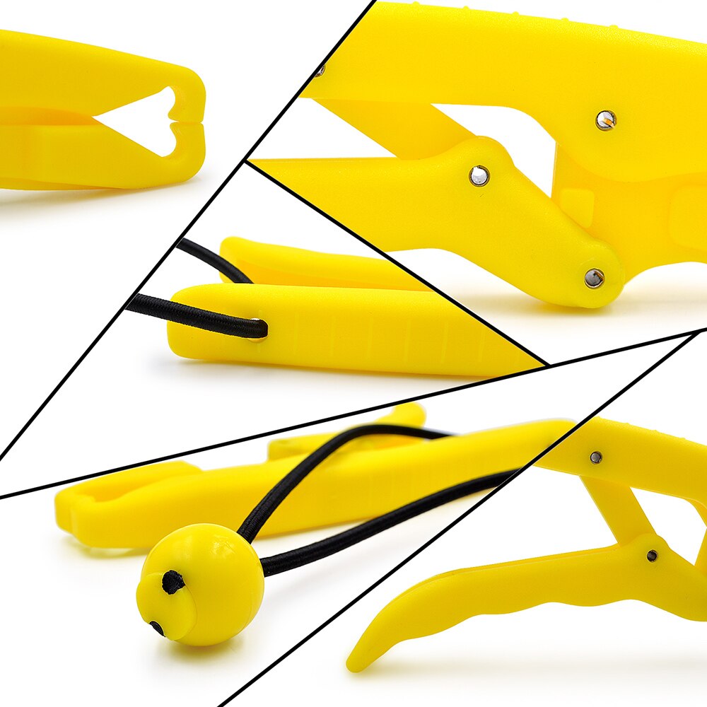 ABS hard plastic fishing gripper red and yellow Solid Plastic Lipgrip Floating Fishing Tackle Peche Griper Pescaria de Pesca