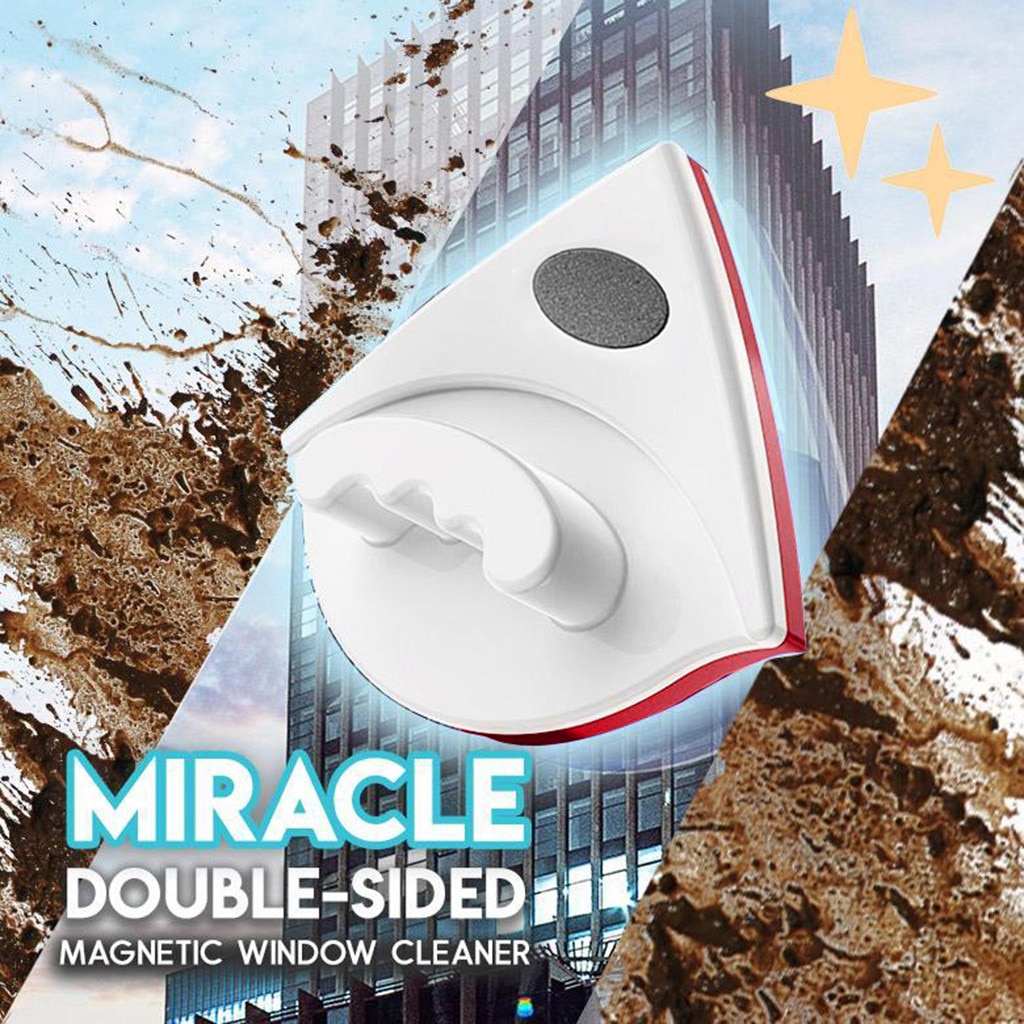 40# Magnetic Window Cleaner Double Side Magnetic Brush For Washing Windows Wizard Glass Wiper Single/ Double Glazing Cleaning