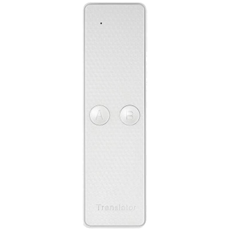 K6 traducteur Portable ligent traducteur vocal instantané en temps réel pour les réunions d'affaires apprentissage voyage: White