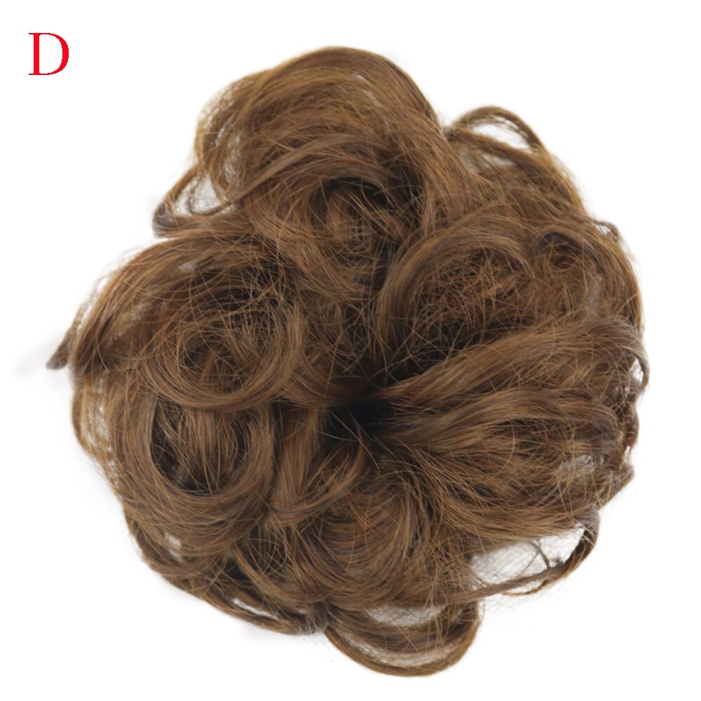 Femmes bouclés désordre chignon cheveux Twirl pièce Scrunchie Extensions coiffure couverture cheveux désordre chignon