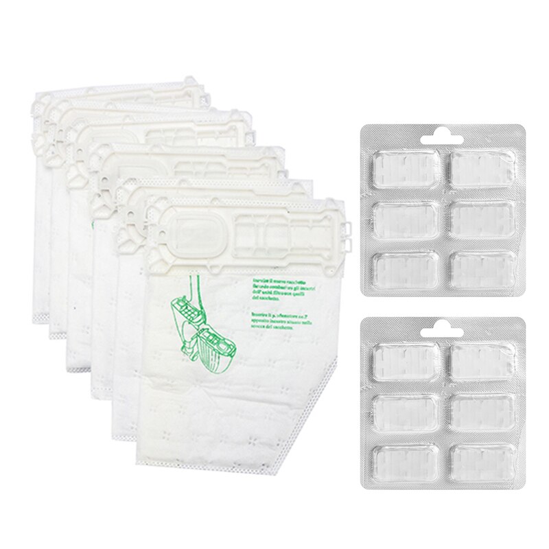 18 pièce/ensemble sac à poussière feuille parfumée pour Vorwerk Kobold VK 135 VK 136 aspirateur