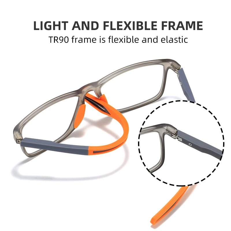 Gafas de lectura TR90 Vintage con bloqueo de luz azul, gafas para hipermetropía para hombres y mujeres, lentes HD ultraligeras, gafas de visión de lejos, dioptrías