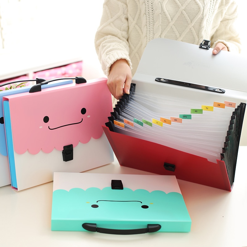 13 schichten PP taschen tasche ordner studenten und freundlicher papier sammlung ordner a4 papier füllstoffe einreichung produkte carpeta documento