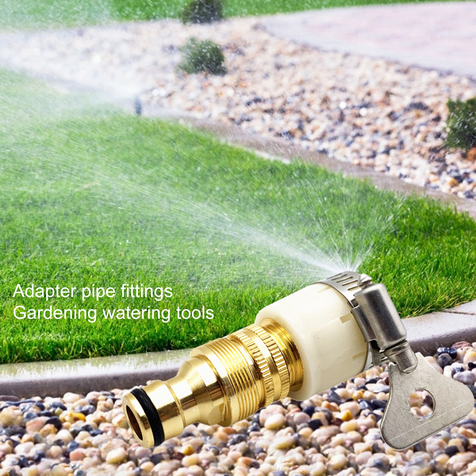 15mm-23mm Universal Kitchen Hose Adapter Metal Faucet Connector Mixer Hose Adapter Tube Joint Fitting Garden Watering Tools