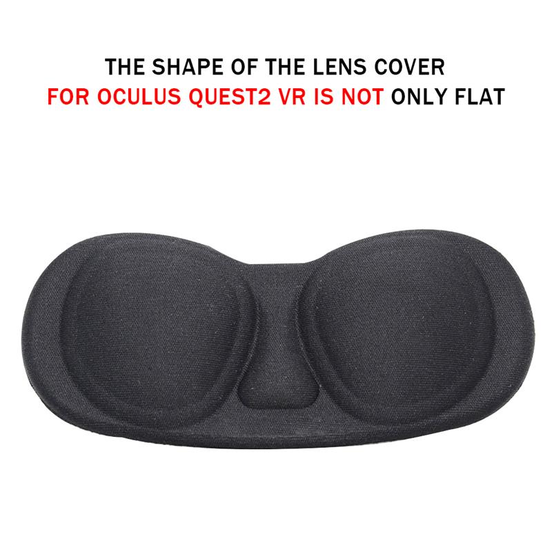 VR Lens Protector Cover Dustproof Anti-scratch VR Lens Cap Replacement for Oculus Quest