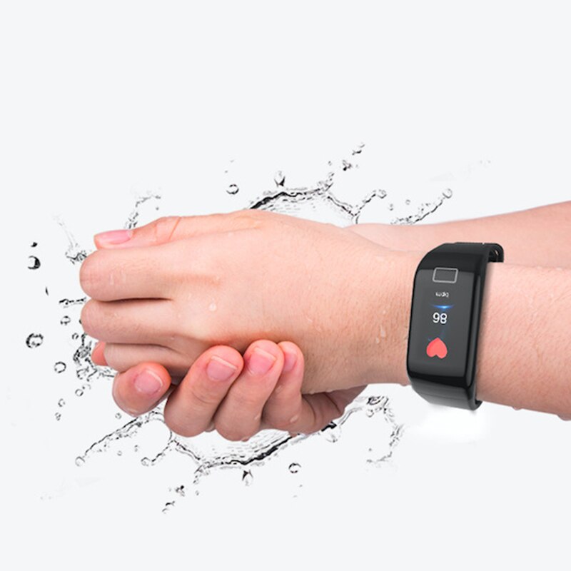 Smart Horloge Band Stappenteller Horloges Silicagel Armband Gezondheid Horloge Fitness Band Polsband Bloeddruk Hartslagmeter