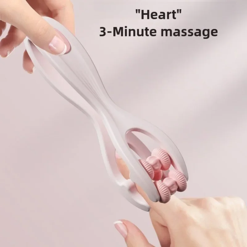 Finger Massager Dual-Row Roller Easy Use Relieve Finger Fatigue Promote Blood Circulation Portable Roller Finger Massager