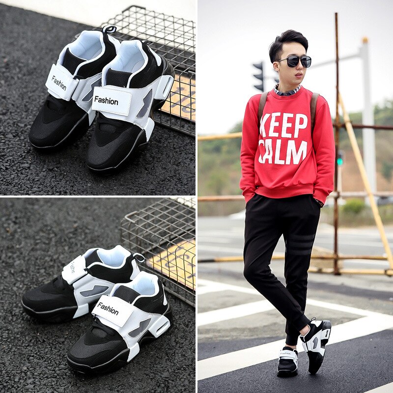 Herenschoenen kleurrijke herensneakers ademende heren dikke schoenen sneakers straatmode herenschoenen