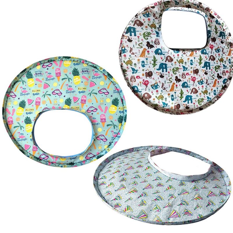 La couverture de chaise haute de soucoupe d'alimentation de bébé empêche la nourriture et les jouets de tomber à la protection de plancher pour le Restaurant et la maison