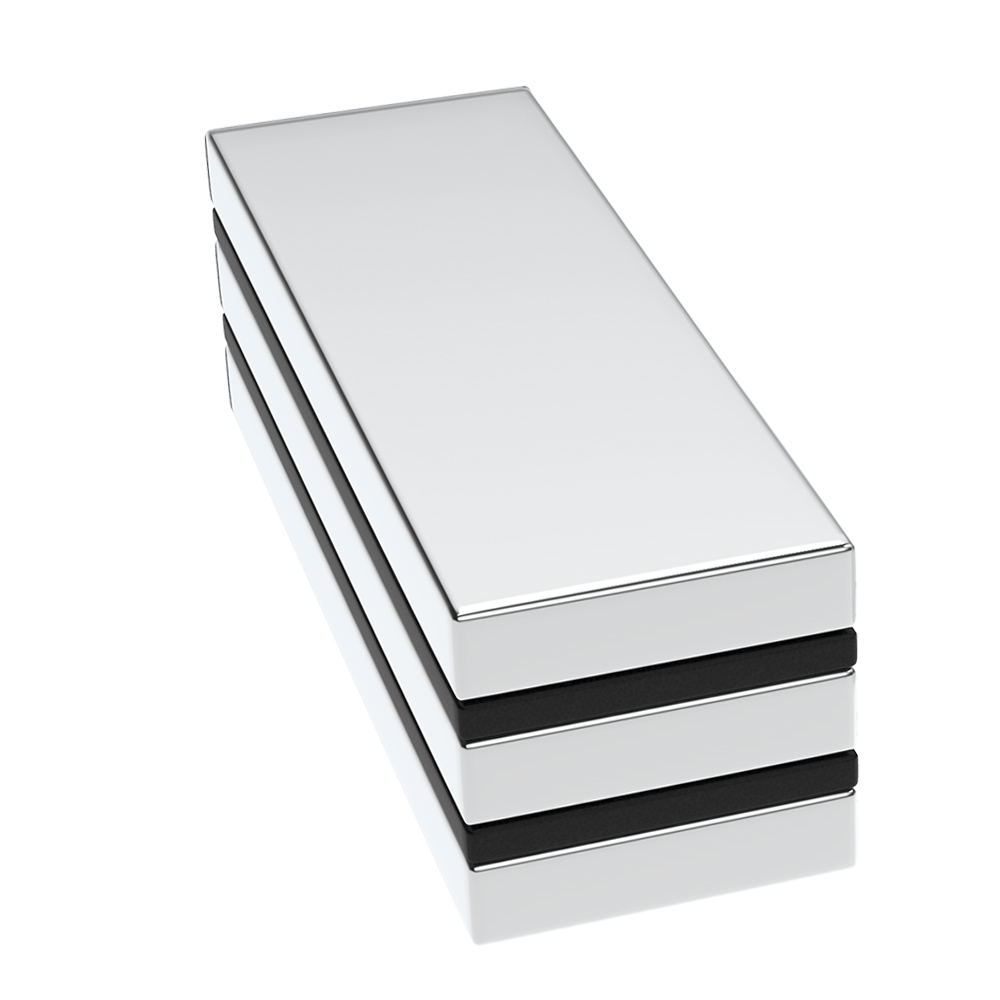 60 x 20 x 5 mm, leistungsstarker Magnetblock für Kühlschrank, DIY-Projekte, Wissenschaft und Büro, Kühlschrankmagnet