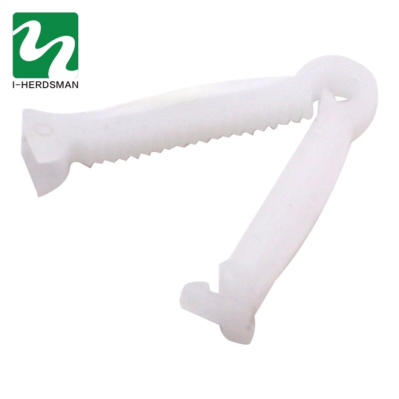 10pcs Pig Umbilical Cord Clip Disposable Safe No Toxic Durable Dog Cat Rabbit Umbilical Cord Hemostatic Clip Farm Ranch Supplies