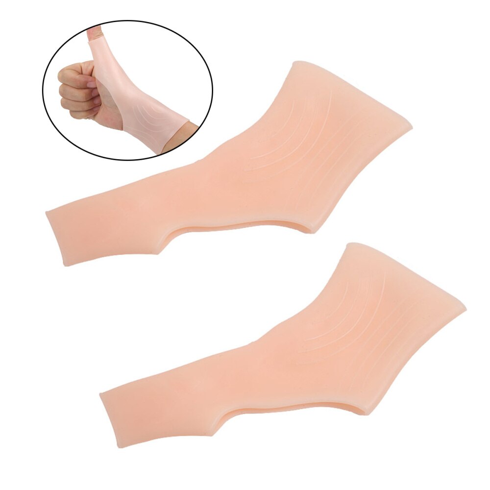 2 Pairs of Wrist Support Brace Sleeves Prevent Pain Tenosynovitis on Wrist and Thumb Joints