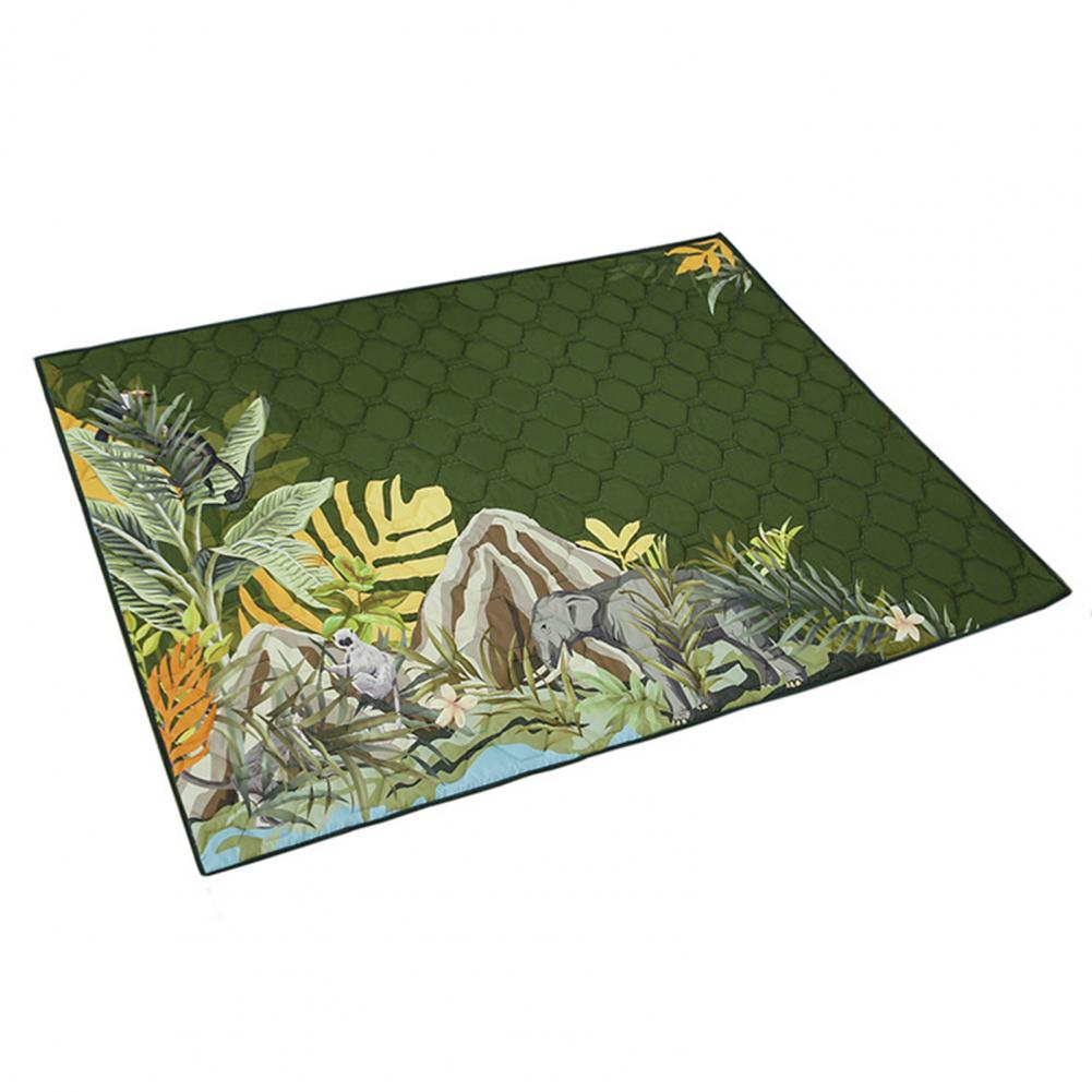 Outdoor Camping Mat Draagbare Gedrukt Waterdicht Thicken Opvouwbaar Picknickkleed Strand Mat Antislip Vloer Kussen