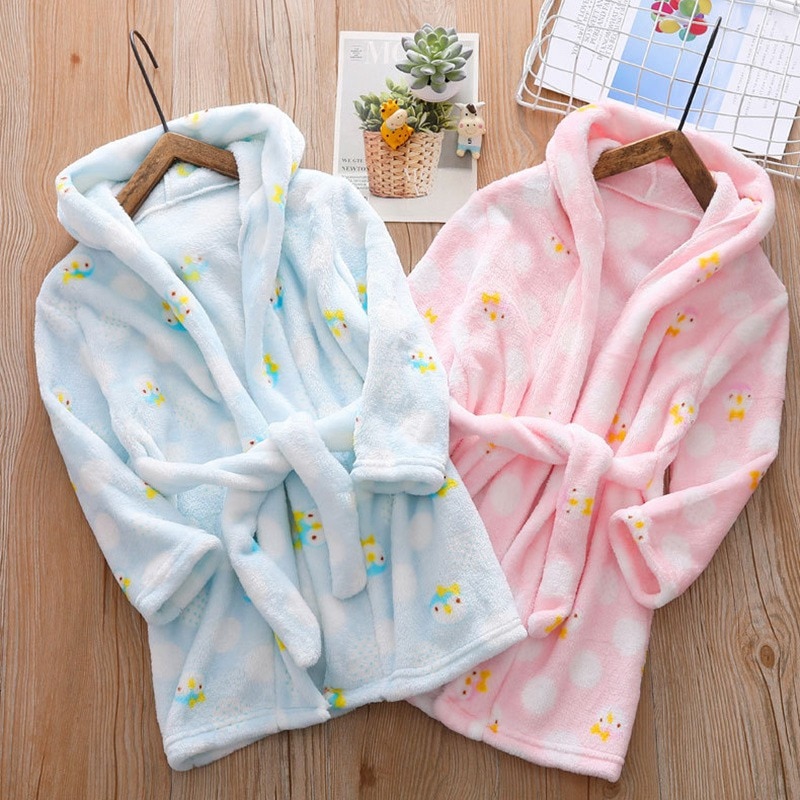 4-8 jahre Baby Nachtwäsche Schlecht Kleid Karikatur Schlecht Hoodies Herbst Mädchen Schlecht Handtücher freundlicher Bademantel Pyjama freundlicher Schlecht kleidung