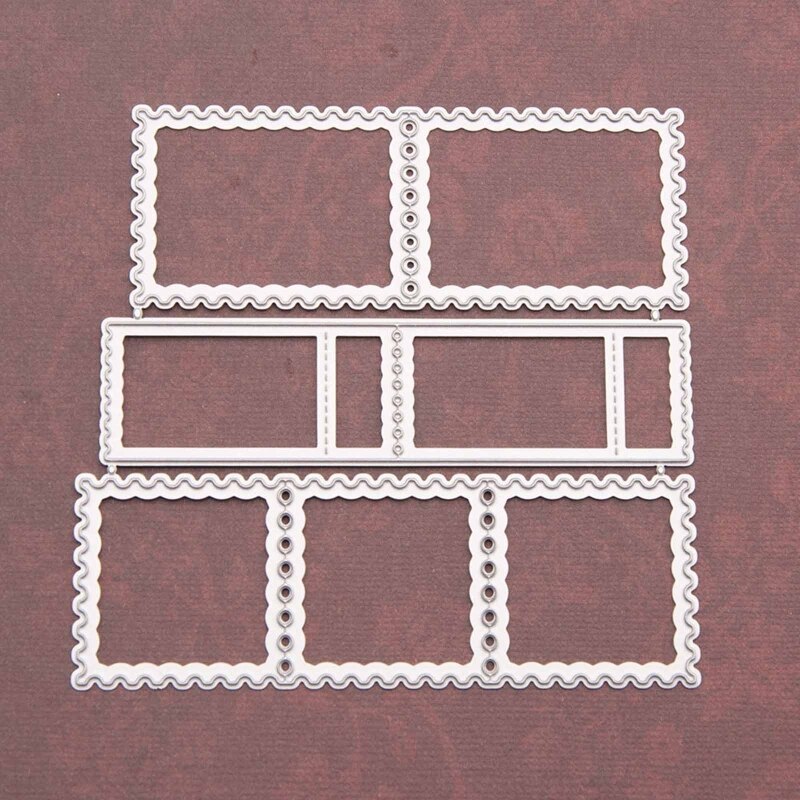 Lace Frame Die Cuts for Stamp Making Metal Edge Cutting Dies Border Stencil for Party DIY Art Scrapbooking Photo N84A