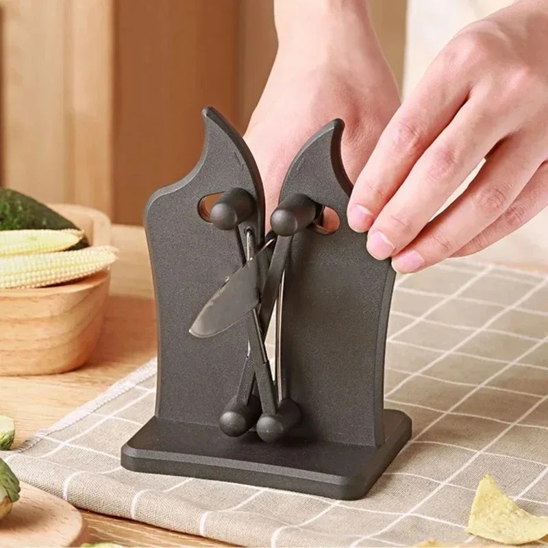 Afilador de cuchillos, herramienta de afilado de cocina, fácil y seguro, cuchillo de Chef de cocina, cuchillo de Damasco, herramientas de cocina, suministros de cocina