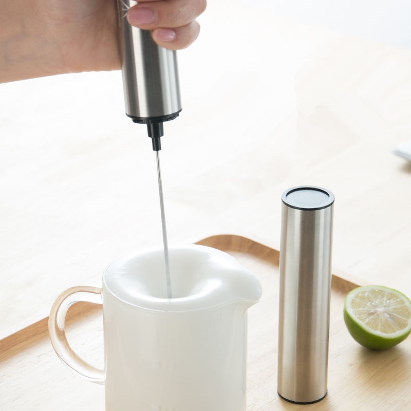 Milk Frother Electric Milk Whisk Hand-Held Milk Beater Rechargeable Egg Beater Mini Fancy Coffee Blender Milk Bubble Machine