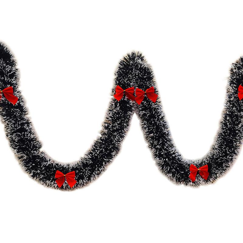 Lametta Chrismas Baum Dekoration Weihnachten Band Kranz Garland Weihnachten Home Party Wand Hängen Ornamente Auf Lager: 1
