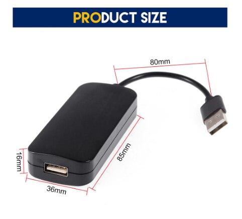 ZWNAV – Dongle Carplay USB pour Apple Android, Carplay, unité centrale de navigation de voiture, avec commande d&#39;écran tactile, Plug and play