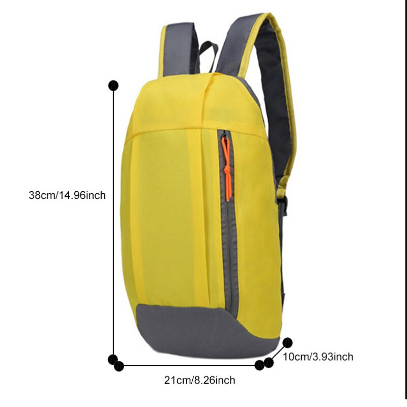 Mochila deportiva para el aire libre, mochila ligera informal Unisex de verano para viajes, mochila impermeable para hombres y mujeres para ir de excursión