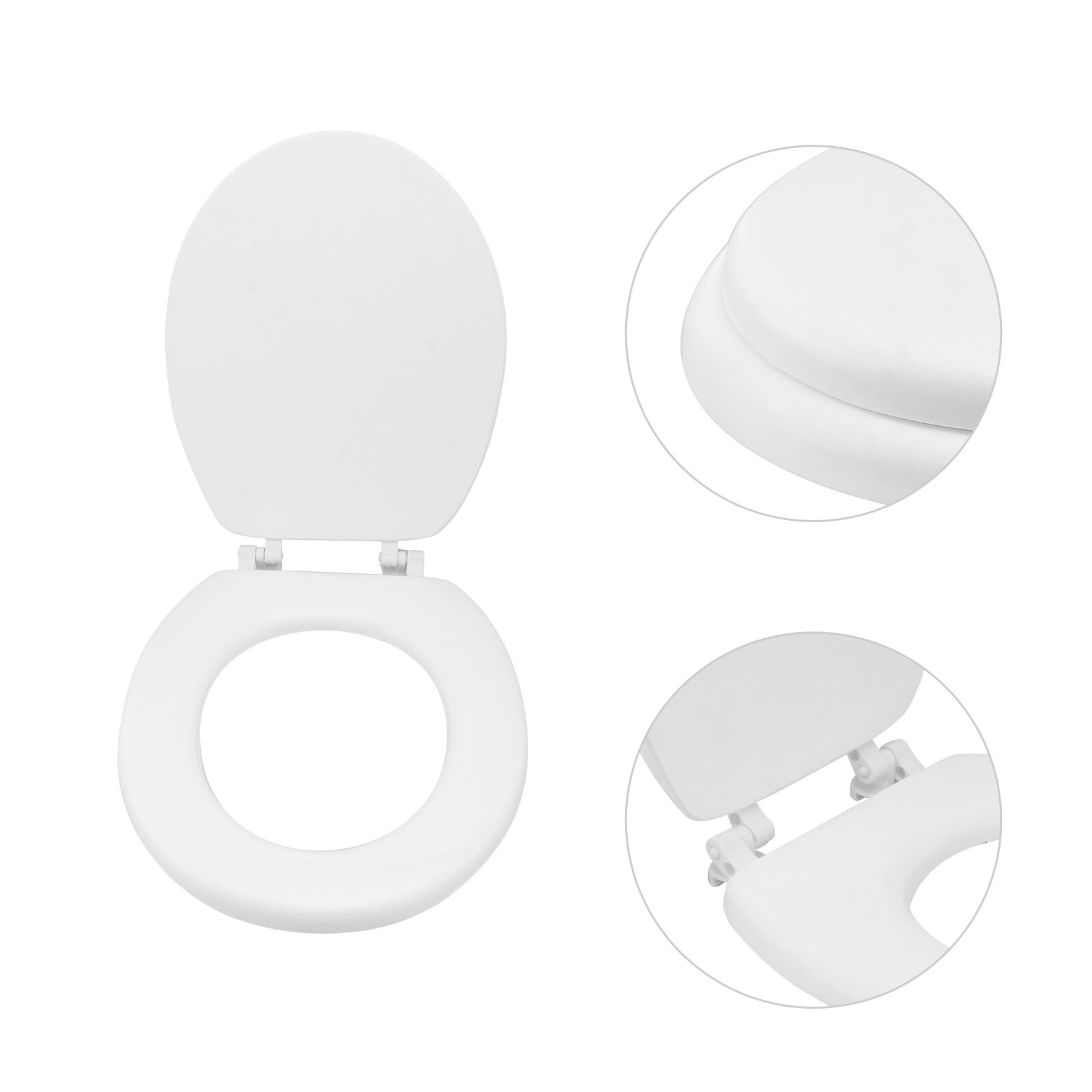 1pc Universal Toilet Seat Lid Thicken Toilet Seat Cover Toilet Gasket