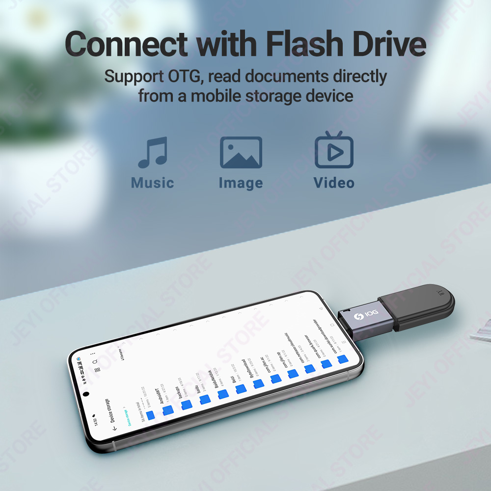JEYI USB 3.2 to Type C OTG 10G Adapter, 36W Fast Charge Type C to USB 3.2 Converter, Male C to C 40Gbps Support Thunderbolt 3