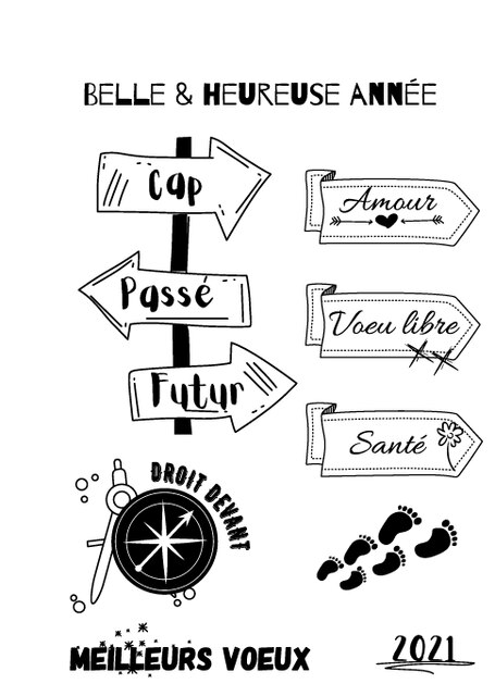 Fransk genomskinlig stämpel för scrapbooking transparent silikongummi gör-det-själv fotoalbumdekor  f131: Grön