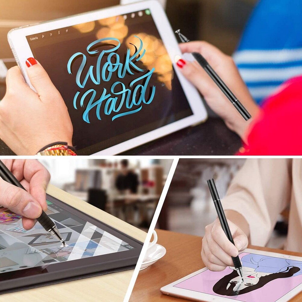 Universele 2 In 1 Stylus Pen Touch Screen Pen Voor Ipad Air Pro Samsung Xiaomi Tablet Pc Schrijven Tekening Klik potlood Voor Tablet