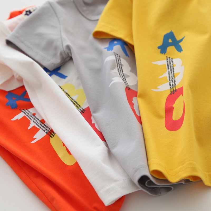 Cartoon Auto Baby Jongens T-Shirts Zomer Baby Korte Mouw Tops Mode Baby Boy Kleding Kinder T-shirts voor Jongens