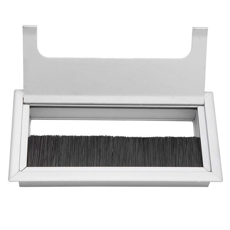 Retail Aluminum Alloy Wire Box Cable Channel Arrangement Box Used For Computer Desk Office Cable Organization And Management