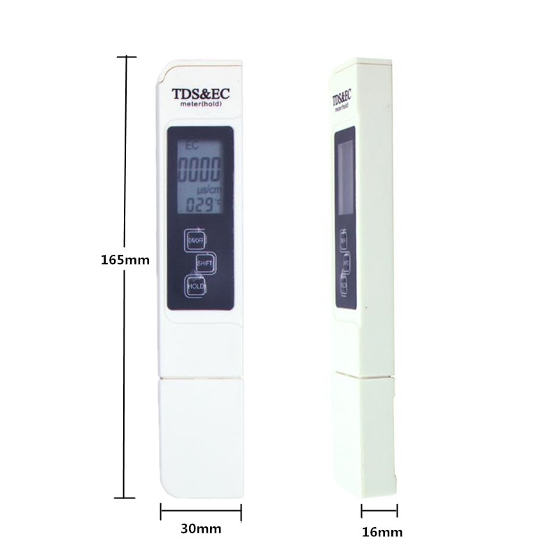 TDS pen Tester EC meter conductivity meter water measurement tool TSD&EC tool meter Function 3 in 1 tds EC 40%off